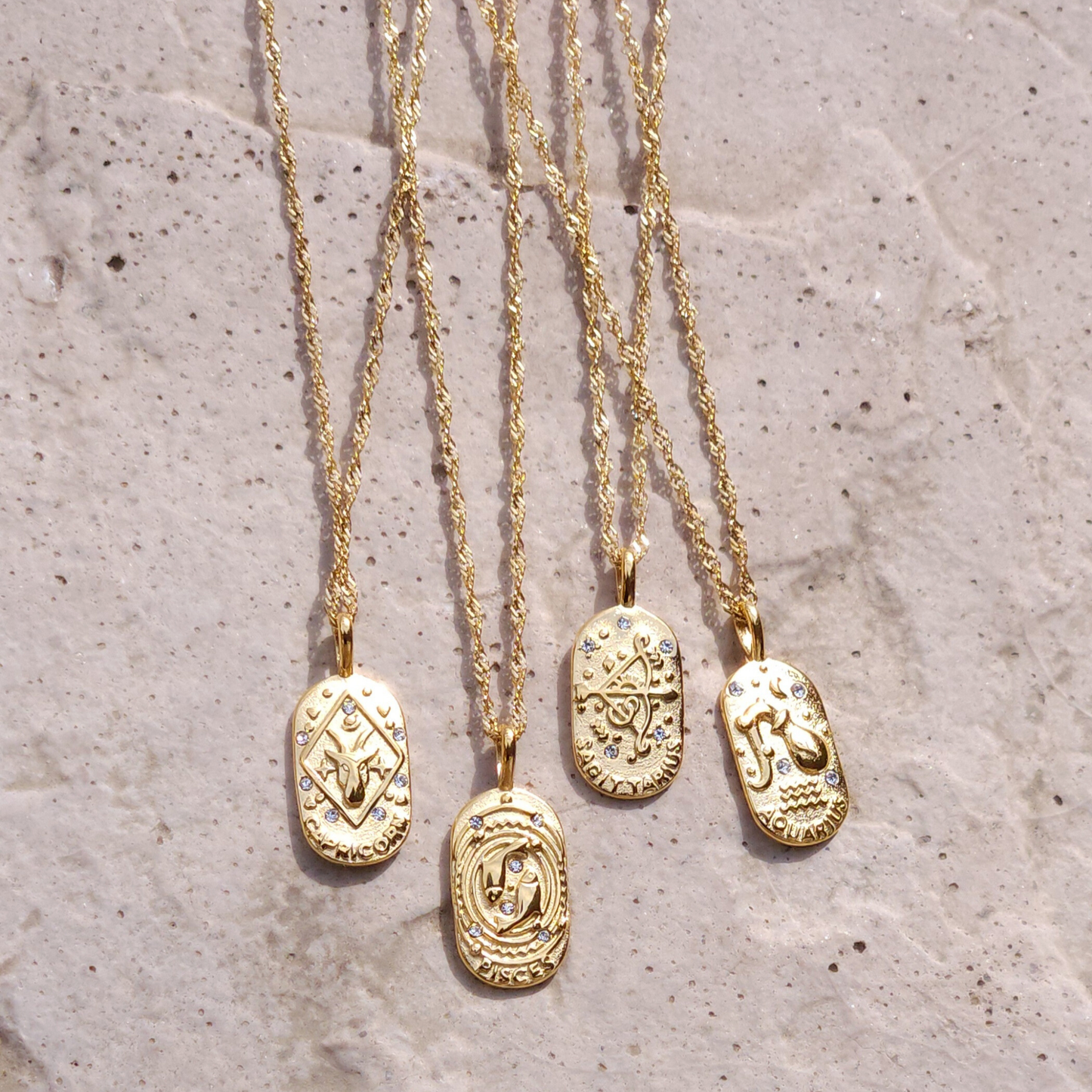 Astra Gold Zodiac Necklace