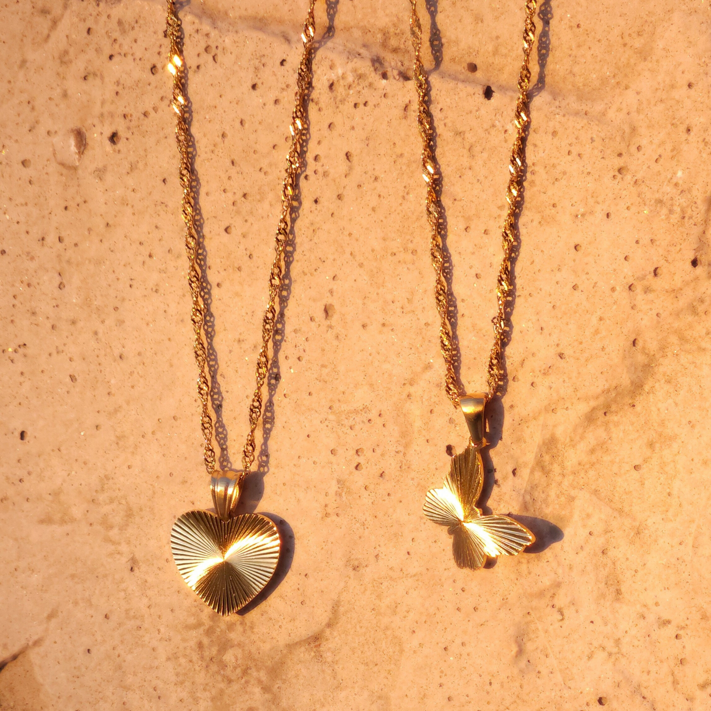 Elena Gold Butterfly Necklace