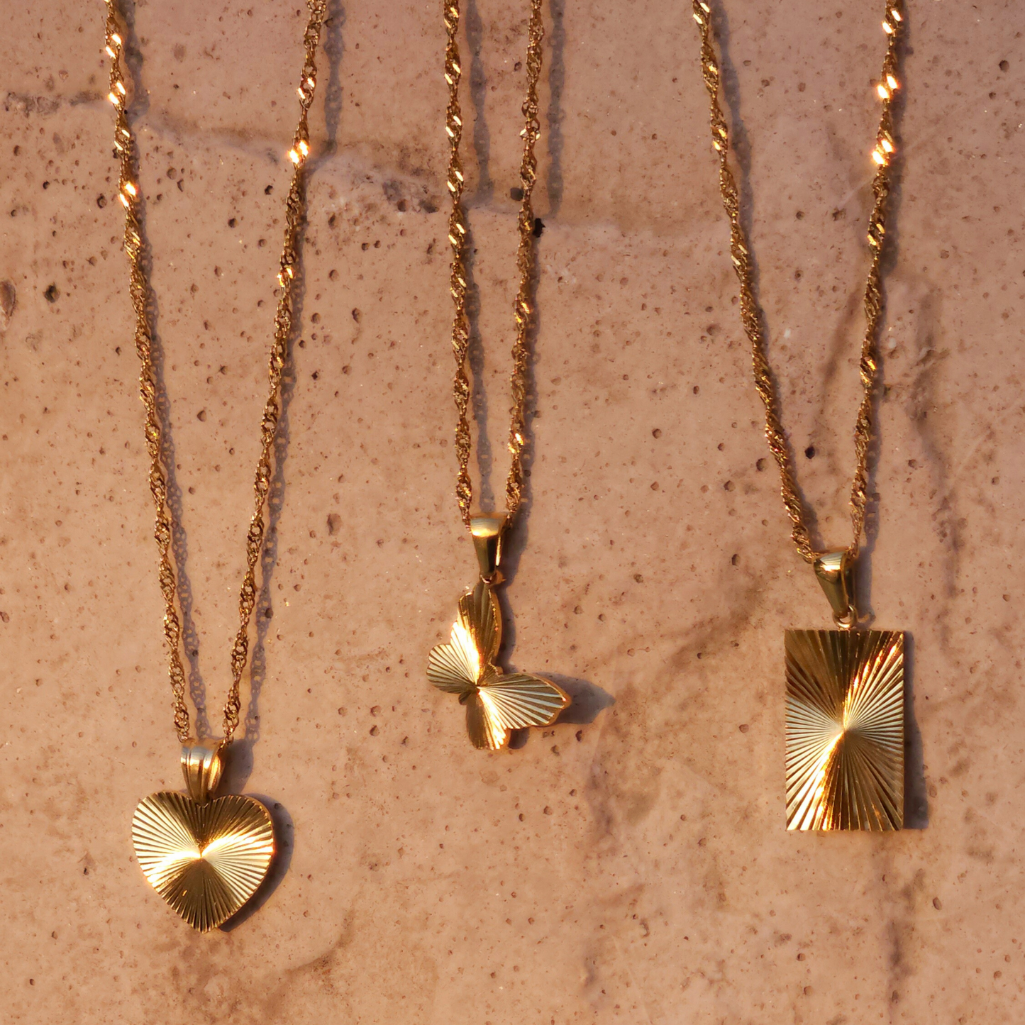 Elena Gold Butterfly Necklace