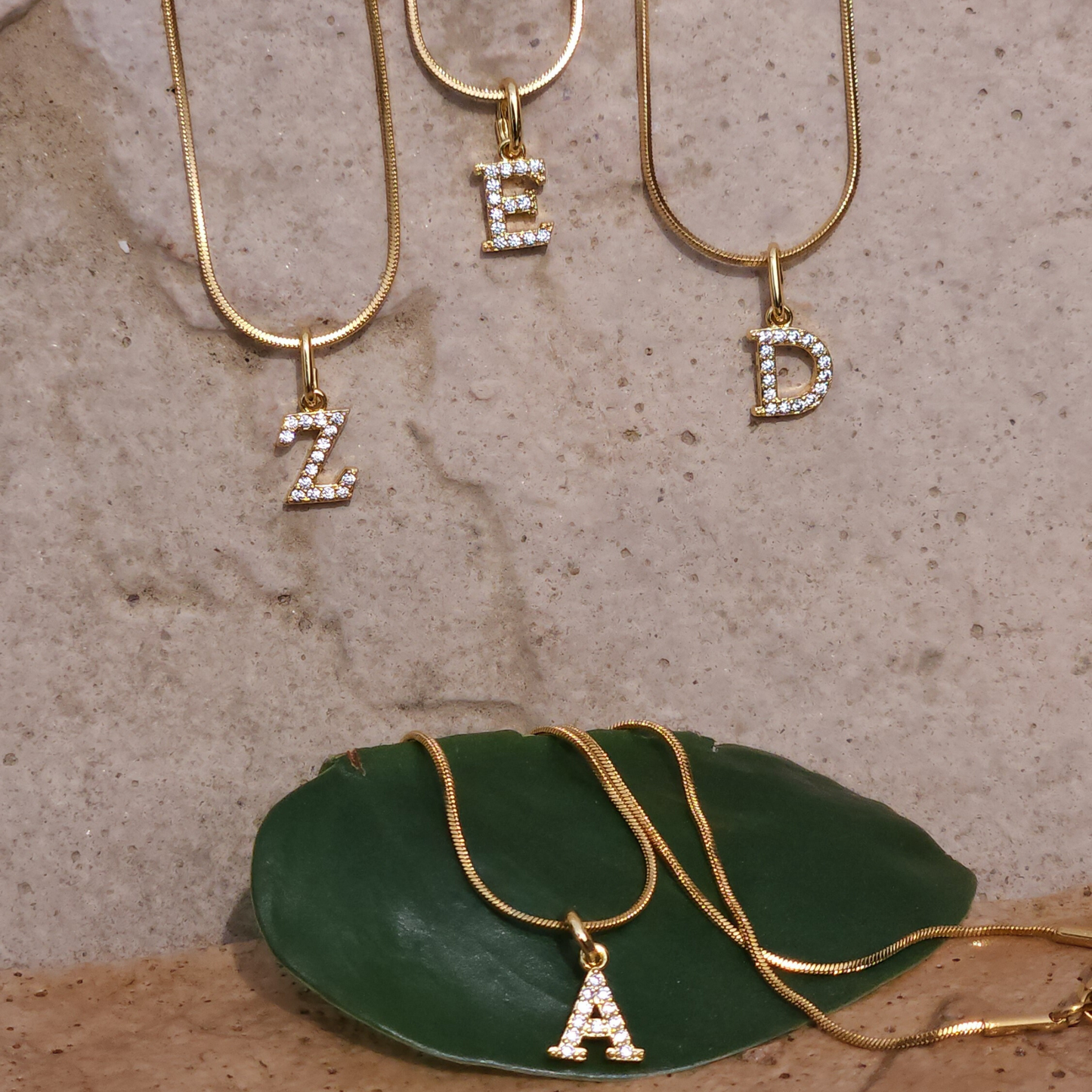 Divine Initial Necklace