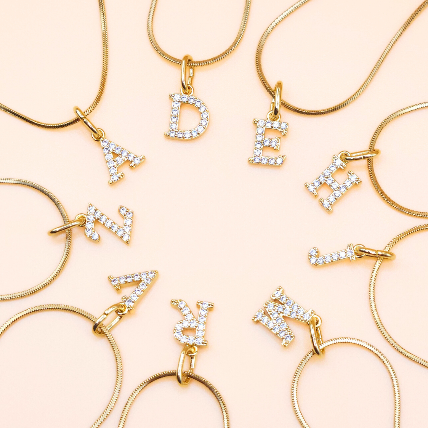 Divine Initial Necklace