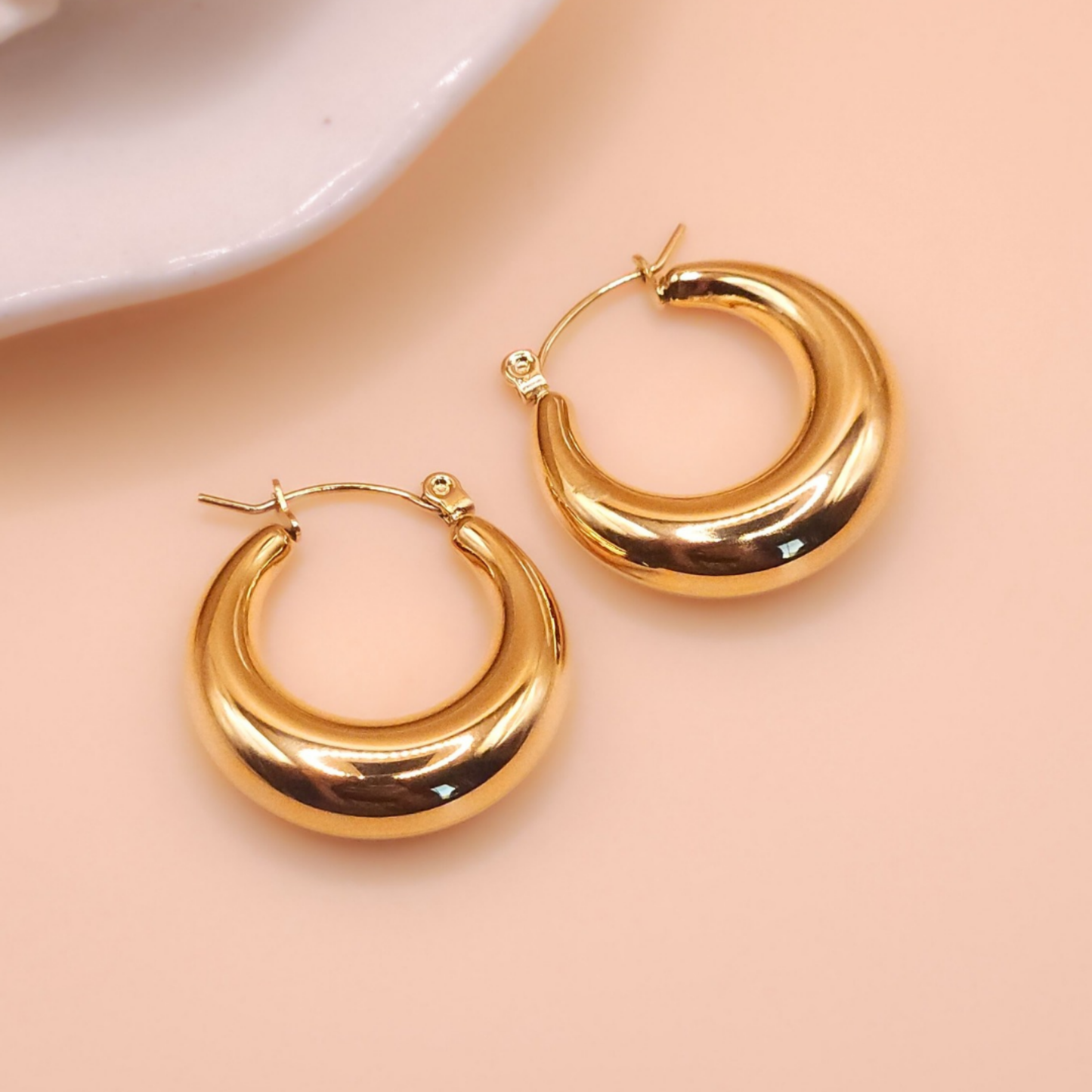 Timeless Hollow Hoops