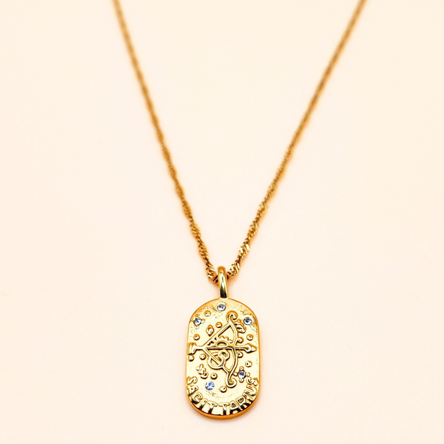 Golden Celestial Zodiac Necklace