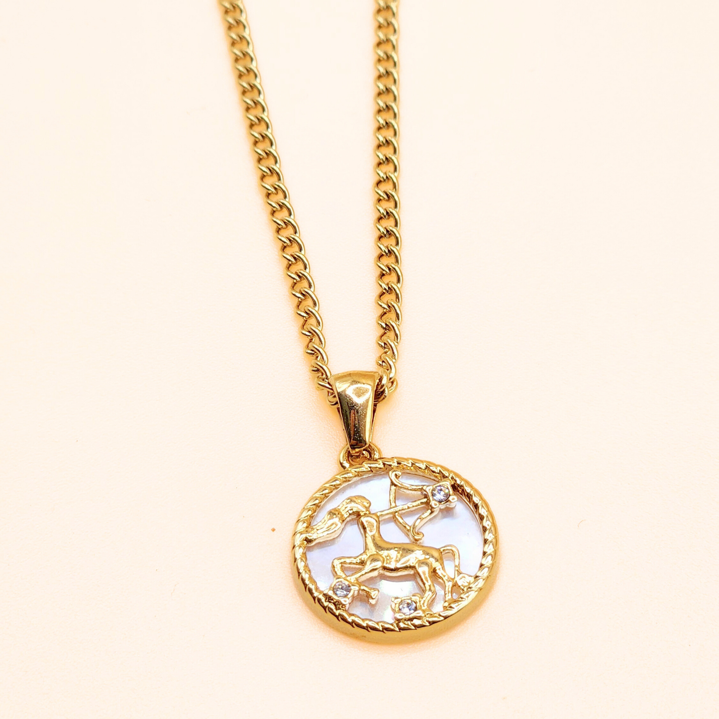 Celestial Shell Zodiac Necklace