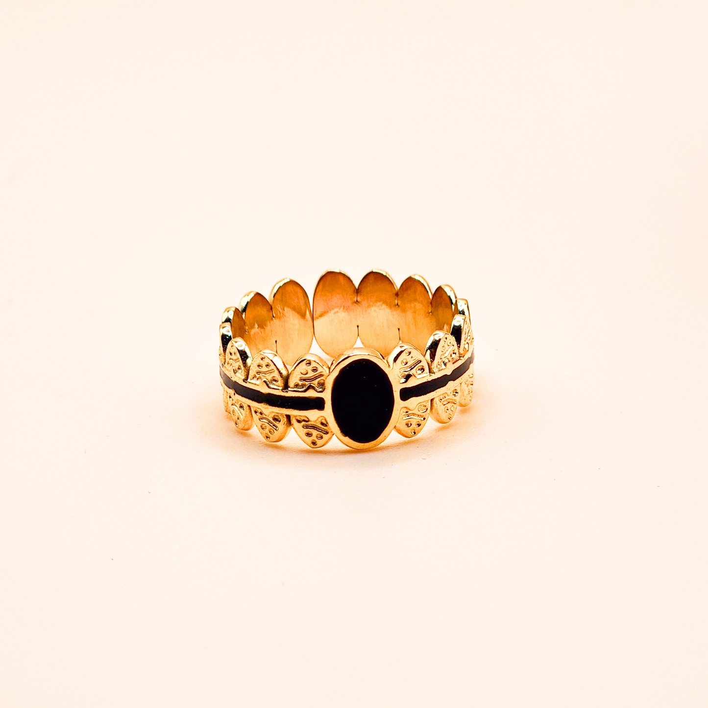 Sun and Moon Adjustable Ring