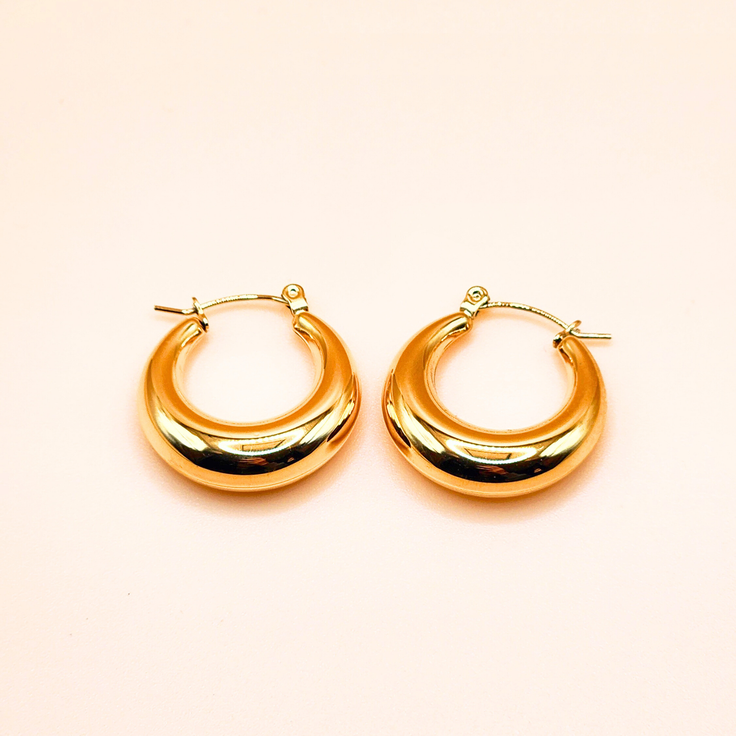 Timeless Hollow Hoops