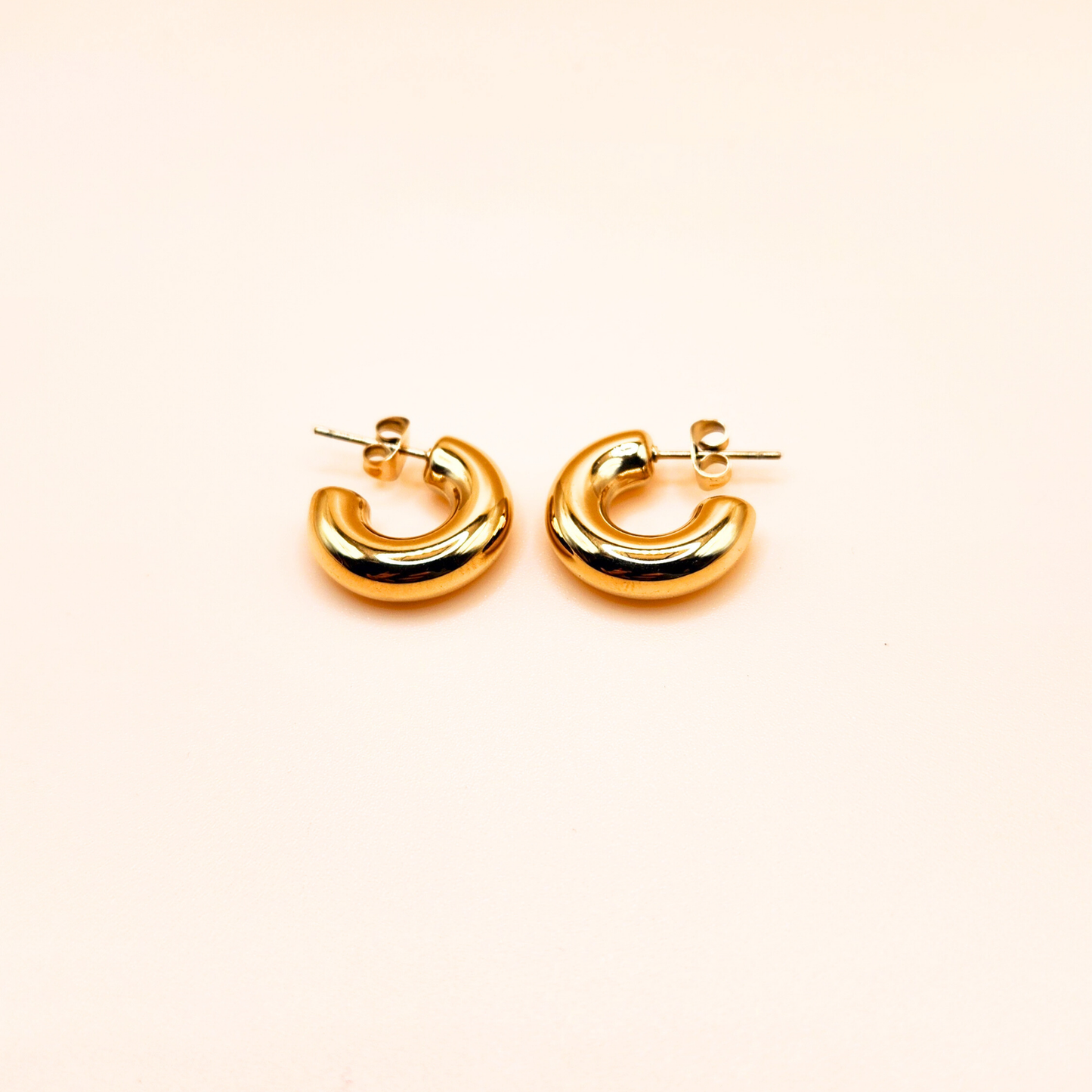 Minimalist Gold Chunky Earrings